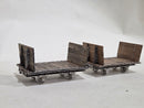 Pre-Owned 7/8ths Scale TTD/King Bulkhead Wagon - Pair