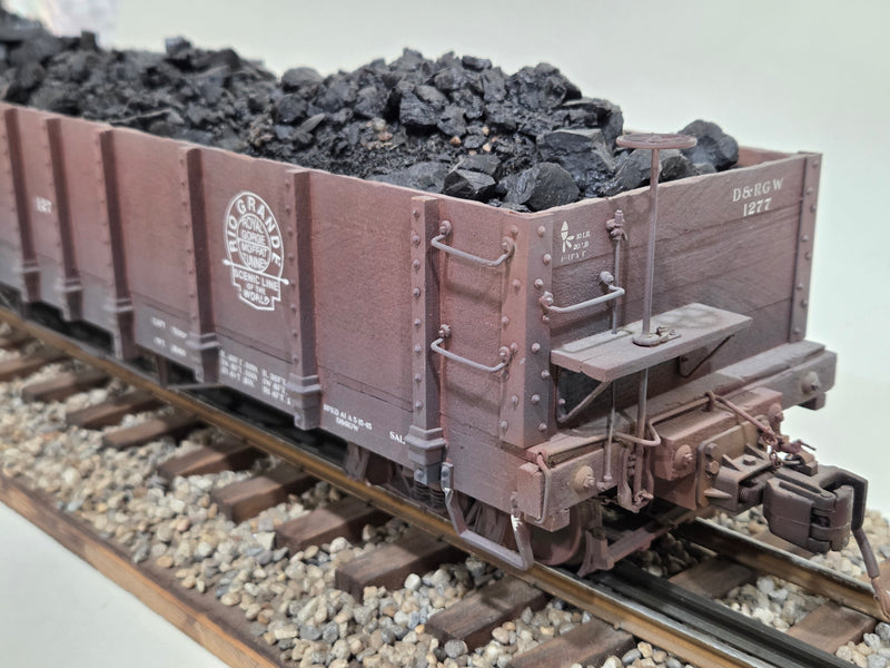 Pre-Owned  1/20.3  Hartford 30' D&RGW Gondola
