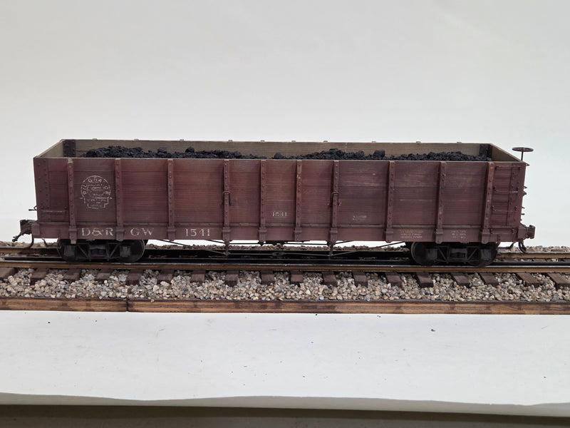 Pre-Owned  1/20.3  Hartford 30' D&RGW Gondola