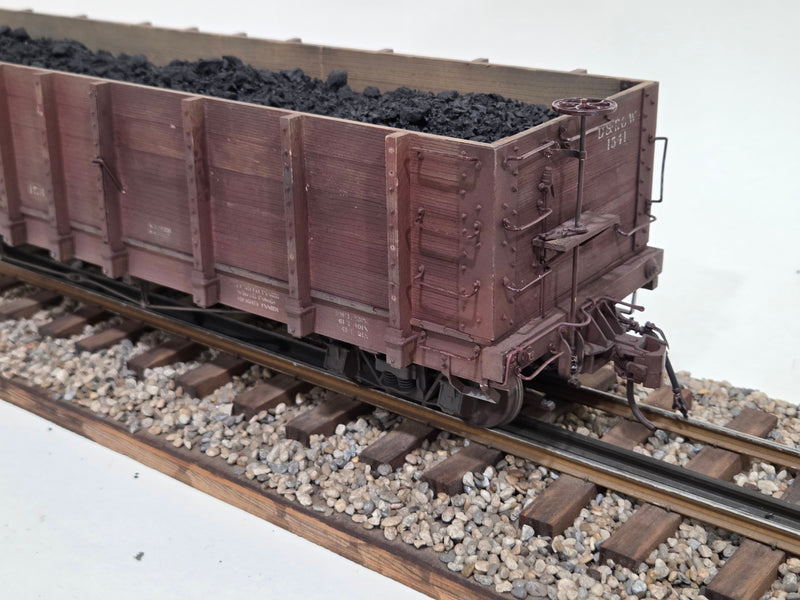 Pre-Owned  1/20.3  Hartford 30' D&RGW Gondola