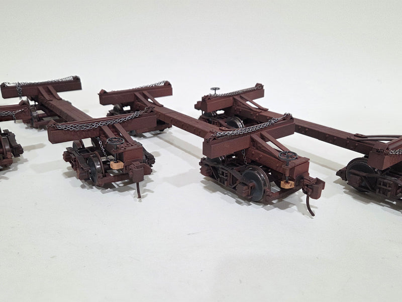 Pre-Owned Custom built 1/20.3 24' Log cars Set of 5