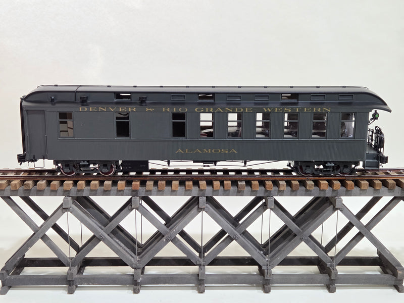 Pre-Owned Accucraft Brass Jackson & Sharp San Juan Palor car D&RGW Alamosa