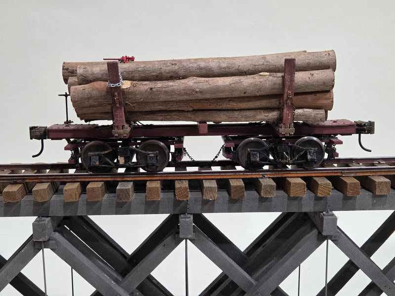 Pre-Owned Hartford Ely-Thomas Log cars with load Set of 2