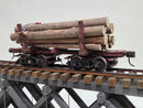 Pre-Owned Hartford Ely-Thomas Log cars with load Set of 2