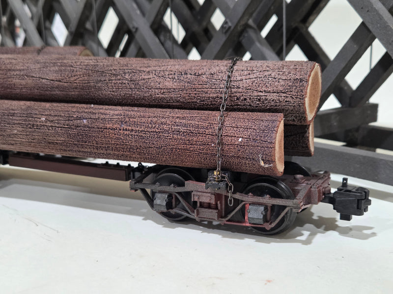 Pre-Owned LGB Log Disconnects with Custom Foam Logs Set 5