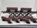 Pre-Owned 24' Custom Log cars with Large foam logs Set of 6