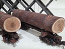 Pre-Owned 24' Custom Log cars with Large foam logs Set of 6