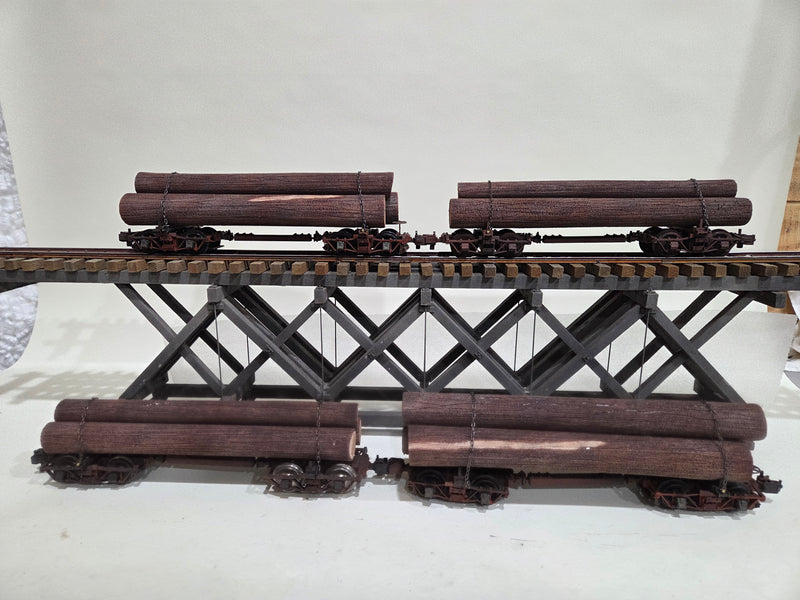 Pre-Owned LGB Log Disconnects with Custom Foam Logs Set 4