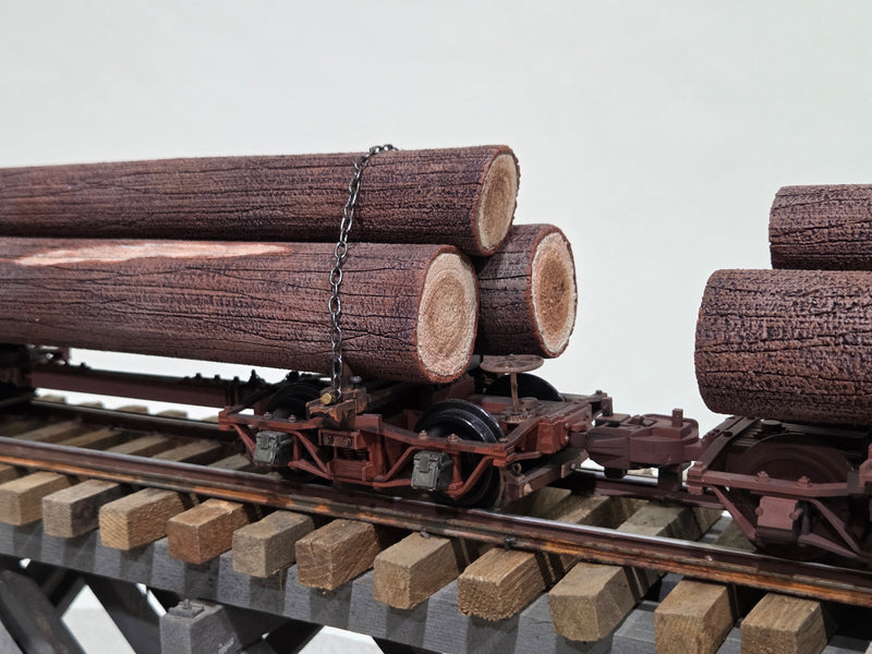 Pre-Owned LGB Log Disconnects with Custom Foam Logs Set 4