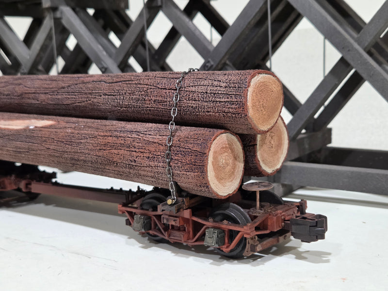 Pre-Owned LGB Log Disconnects with Custom Foam Logs Set 4