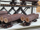 Pre-Owned 24' Custom Log cars with mixed foam logs Set of 8