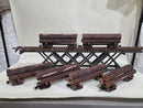 Pre-Owned 24' Custom Log cars with mixed foam logs Set of 6