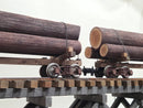 Pre-Owned 24' Custom Log cars with mixed foam logs Set of 6