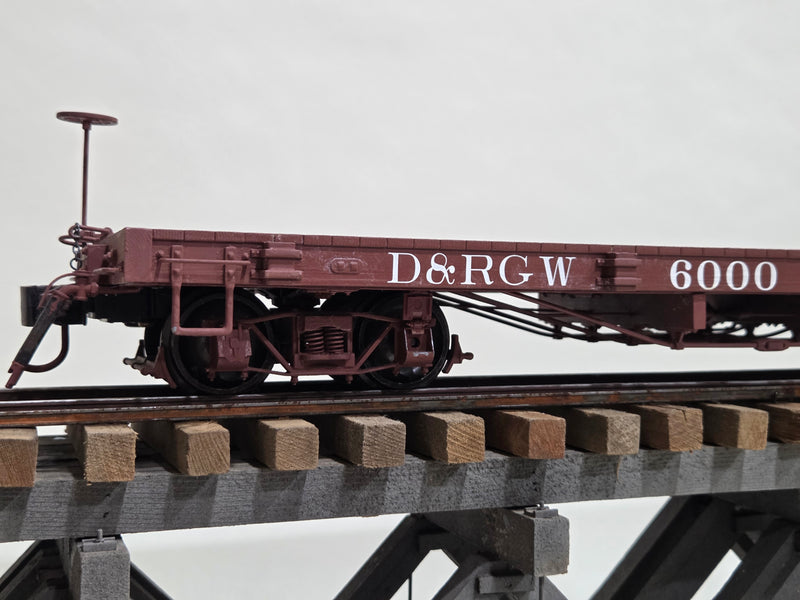 Pre-Owned Bachmann 1/20.3 30' D&RGW Flat Car