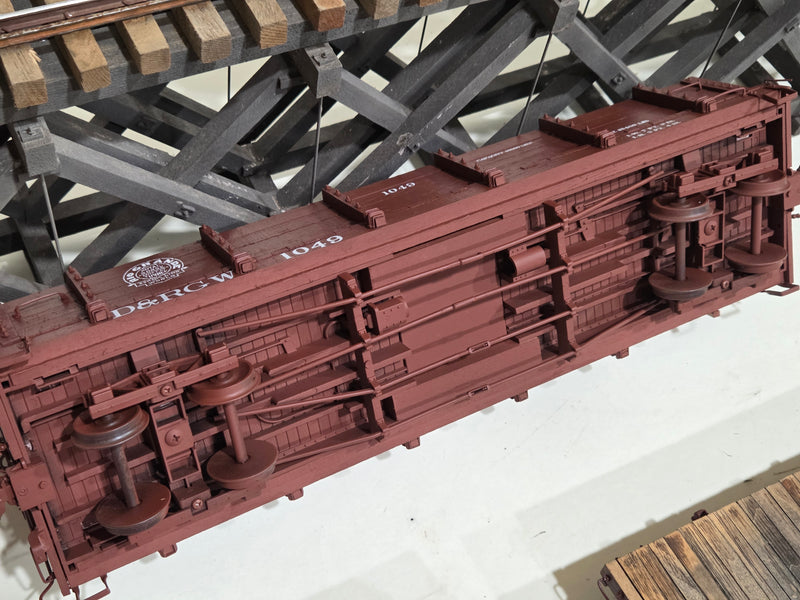 Pre-Owned Scratchbuilt 30' D&RGW Board Gondola