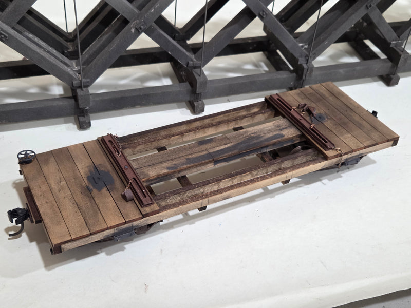 Pre-Owned Kit built 24' Carter Brothers log car pair