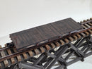 Pre-Owned 22' Kitbashed Flatcar with wood skinned frame and deck
