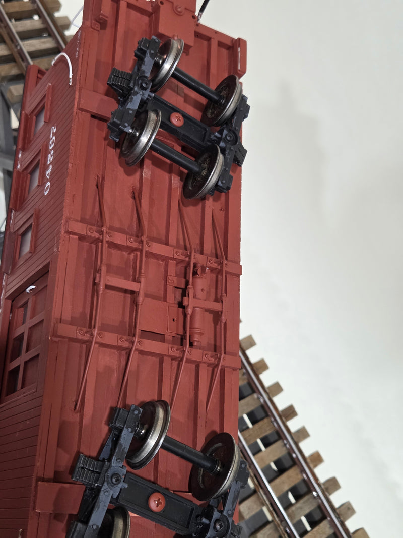 Pre-Owned Scratchbuilt Drover caboose, lettered for D&RGW