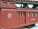 Pre-Owned Scratchbuilt Drover caboose, lettered for D&RGW