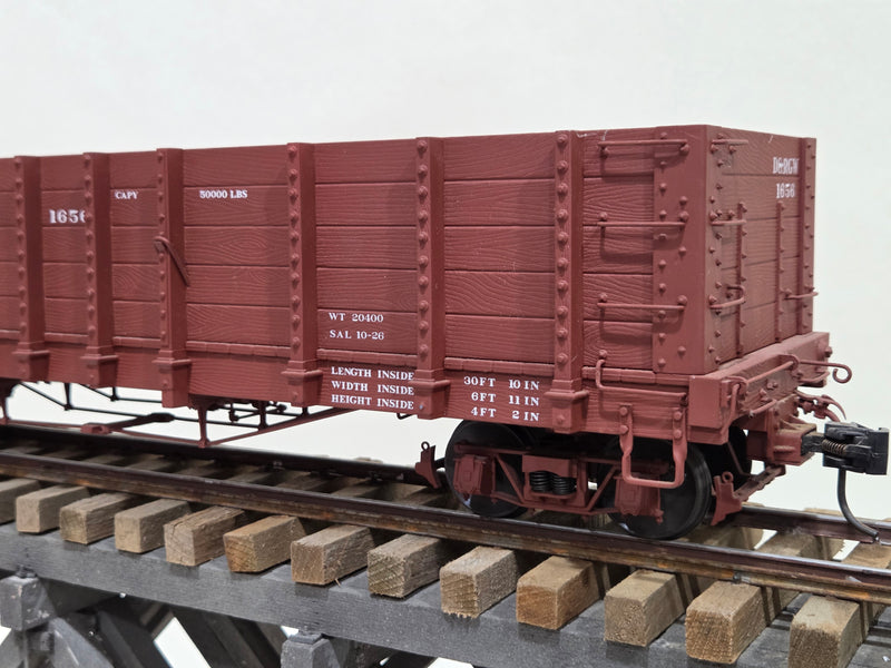 Pre-Owned Accucraft High Side Gondola - D&RGW and C&S