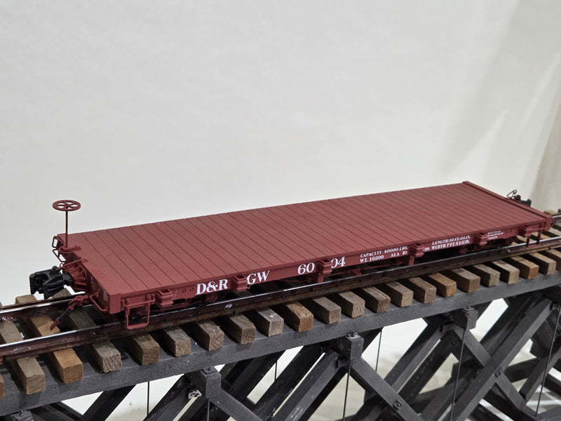 Pre-Owned Accucraft Flat Car D&RGW