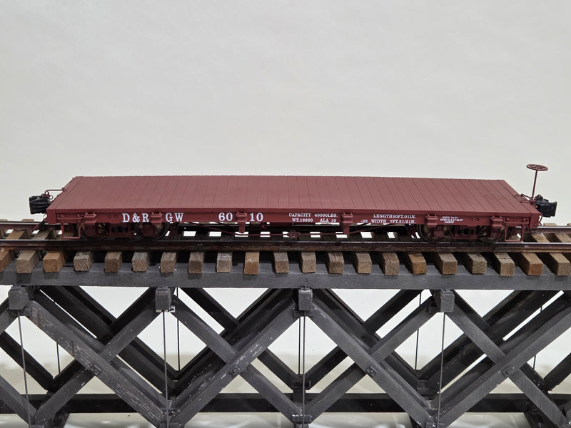 Pre-Owned Accucraft Flat Car D&RGW