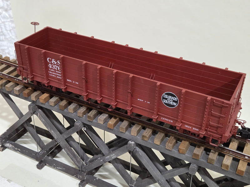 Pre-Owned Accucraft High Side Gondola - D&RGW and C&S