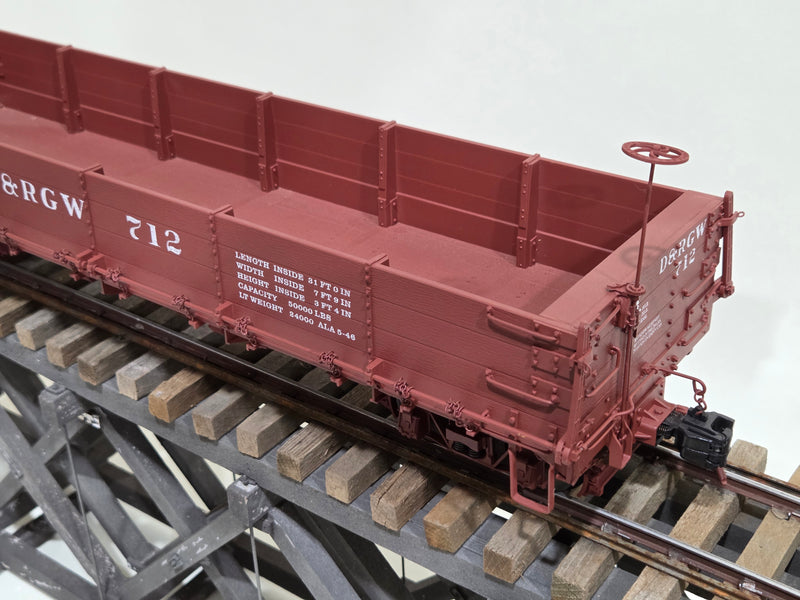 Pre-Owned Accucraft Drop Bottom Gondola D&RGW