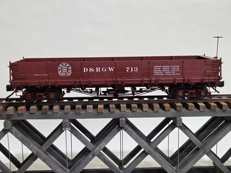 Pre-Owned Accucraft Drop Bottom Gondola D&RGW