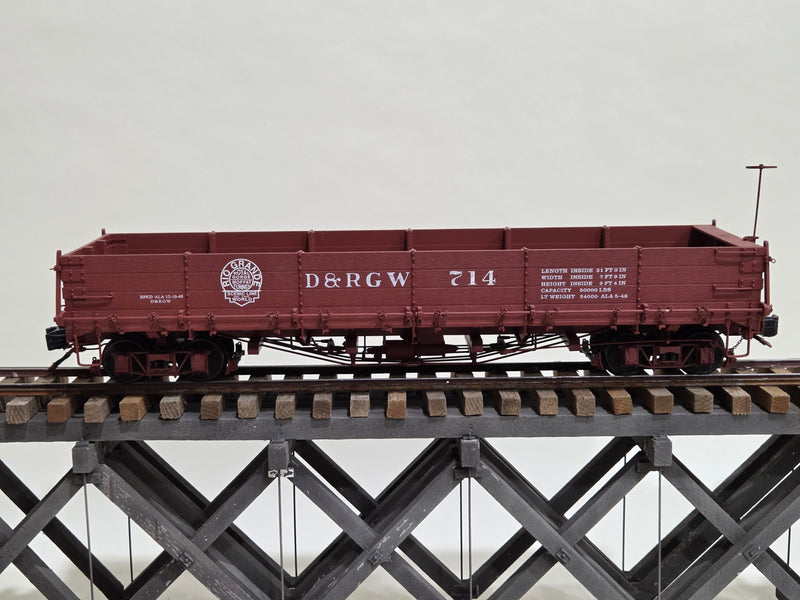 Pre-Owned Accucraft Drop Bottom Gondola D&RGW