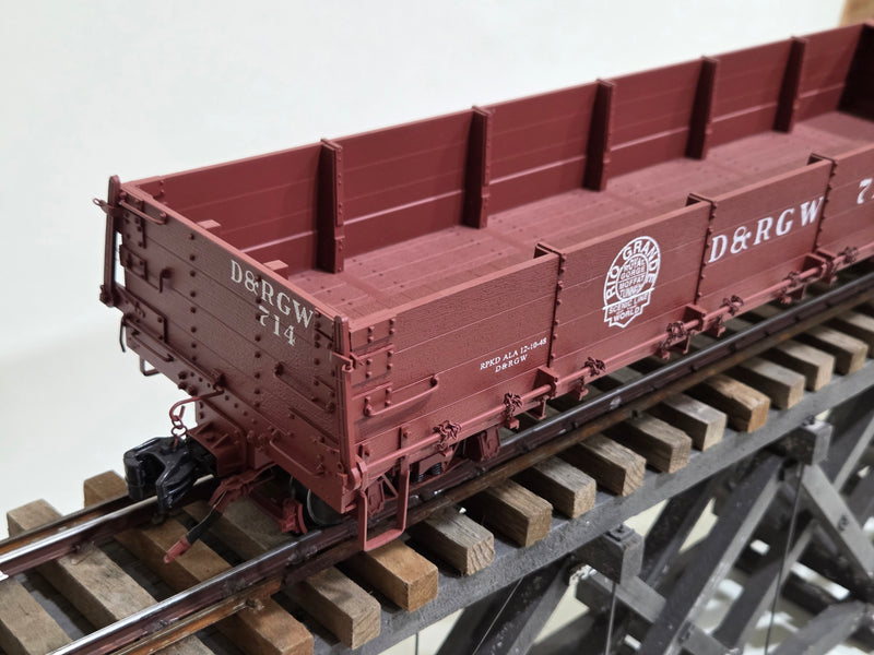 Pre-Owned Accucraft Drop Bottom Gondola D&RGW