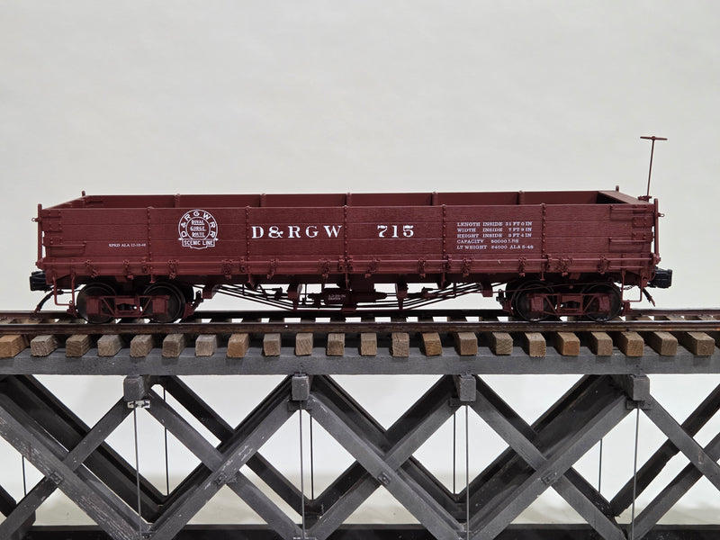 Pre-Owned Accucraft Drop Bottom Gondola D&RGW