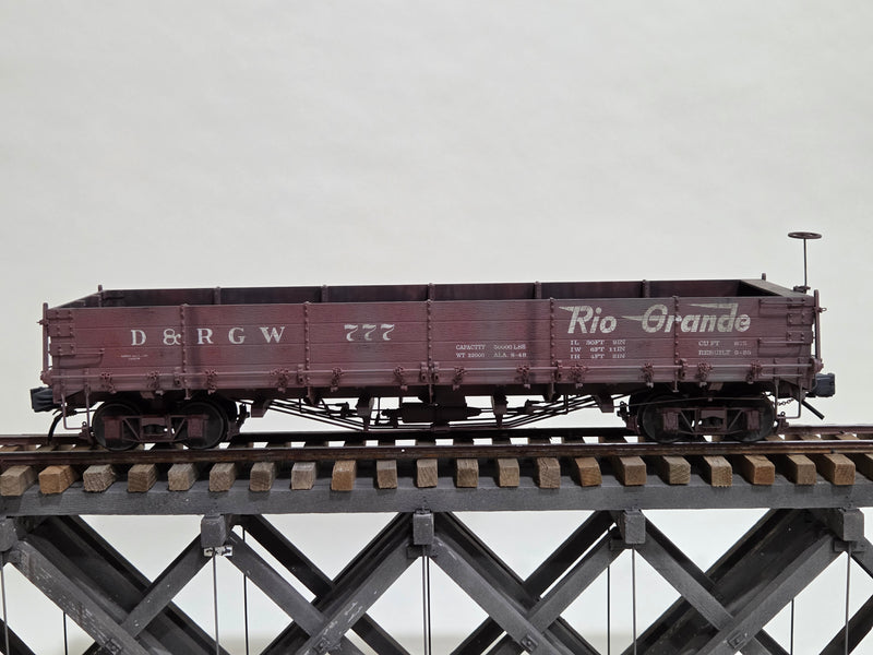 Pre-Owned Accucraft Drop Bottom Gondola D&RGW