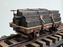 Pre-Owned Sierra Valley Munger Mining long Flat car with tie load