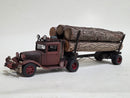 Pre-owned Custom built 1/20.3 1930s Era Log Truck with load