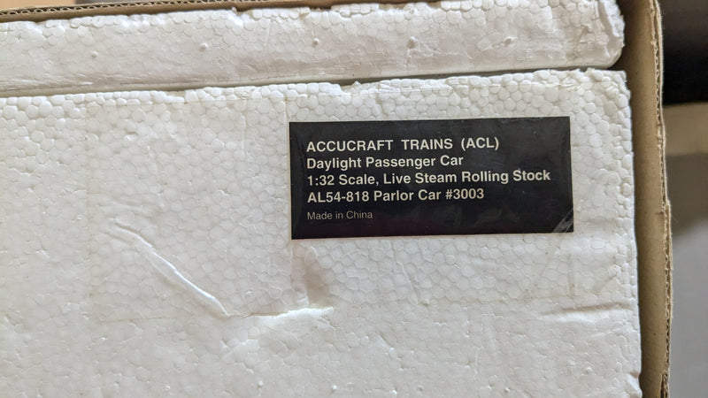 Preowned Accucraft Brass Daylight Coach's