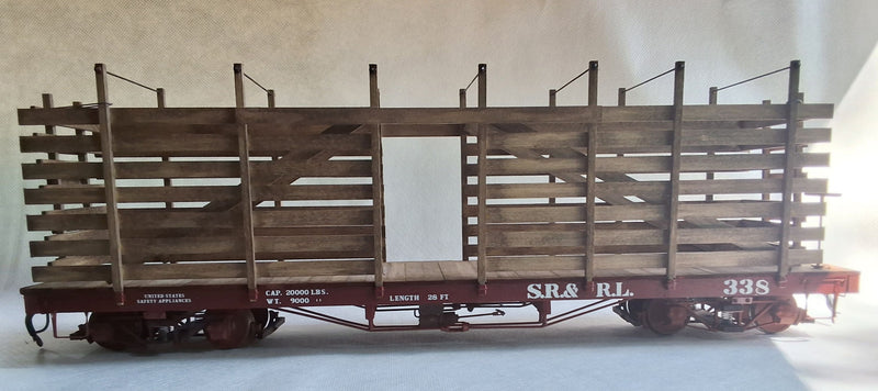 7/8ths scale SRRL Pulp rack car