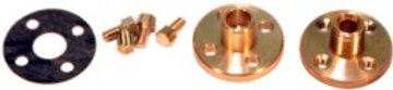 Flange pipe set - 4mm Pipe/Threaded Outlet