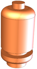 Roundhouse Brass Whistle